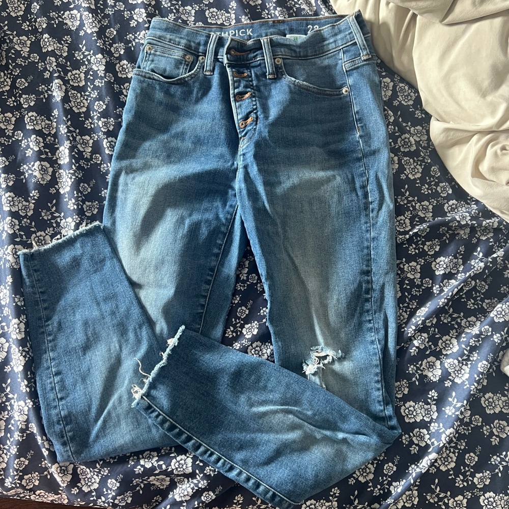 J. Crew Blue Skinny Jeans